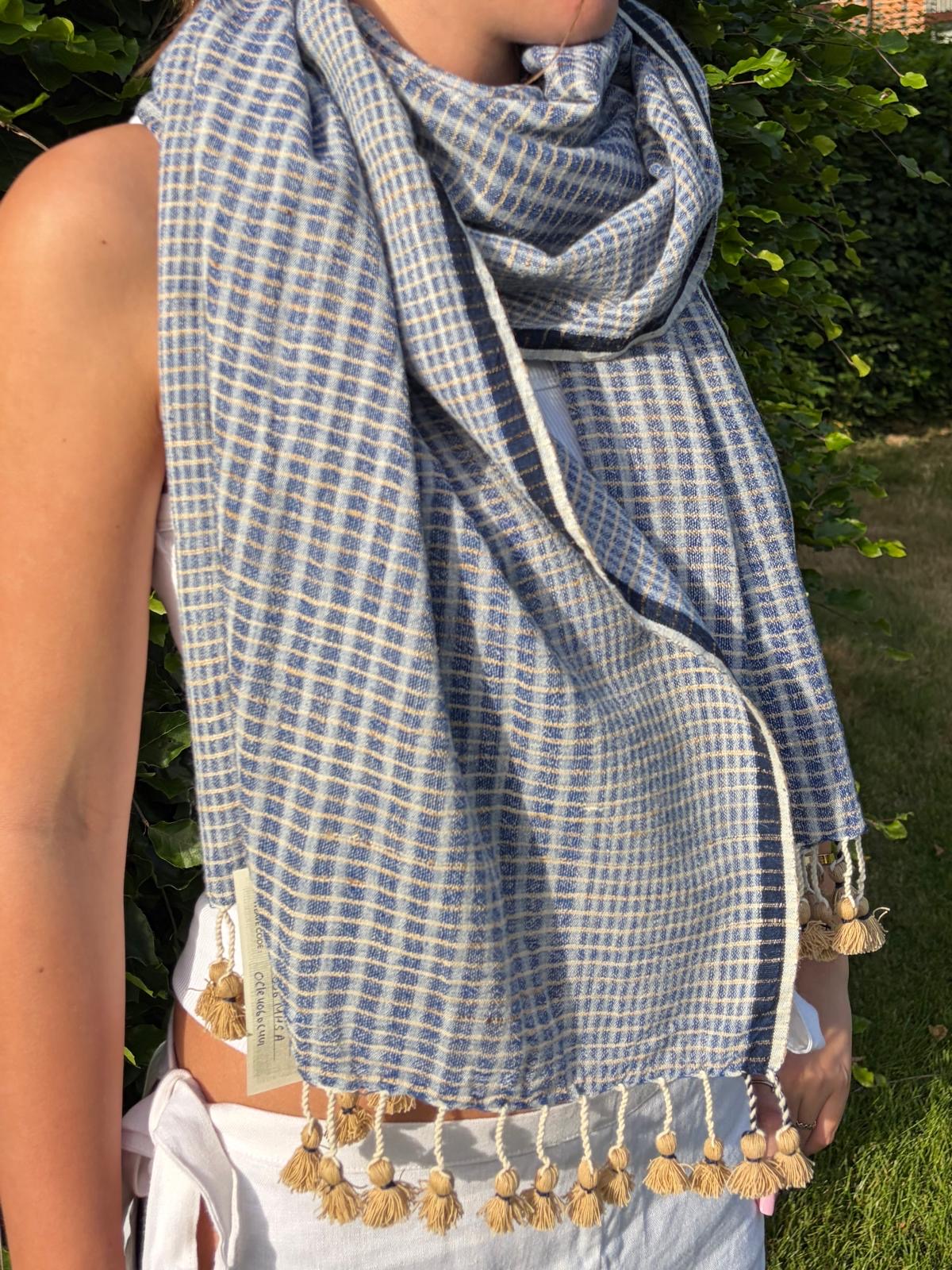 Tussar Silk Seema Stole