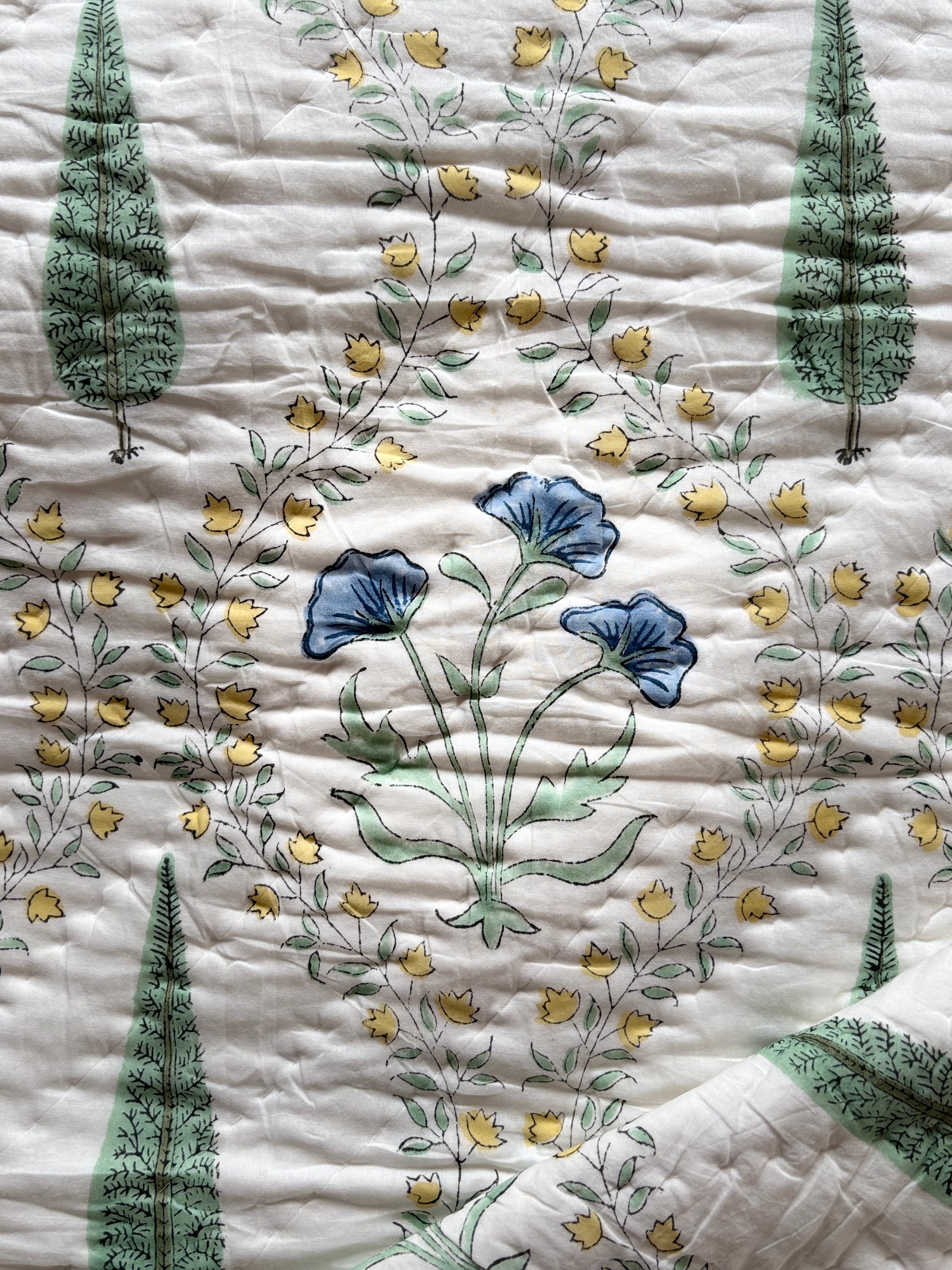 Jaipuri Quilt - Queen Size