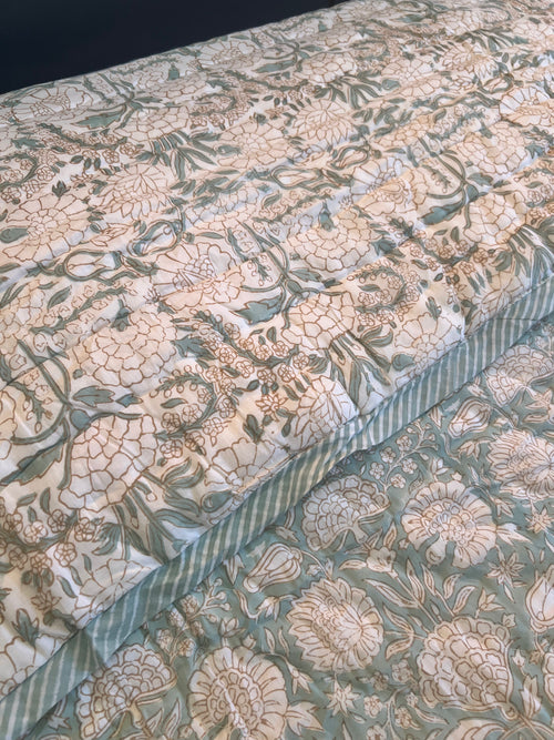 Hand Block Print Quilt