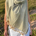 Tussar Silk Seema Stole