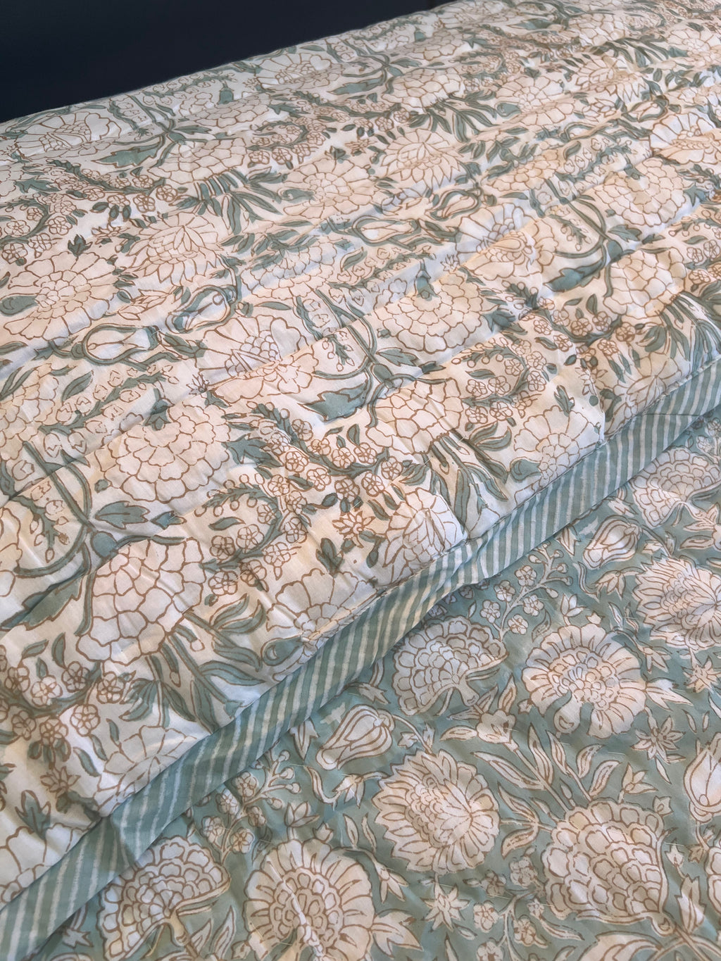 Hand block print Quilt