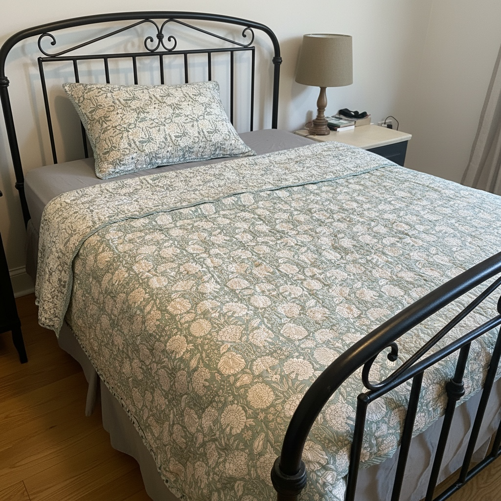 Hand block print Quilt