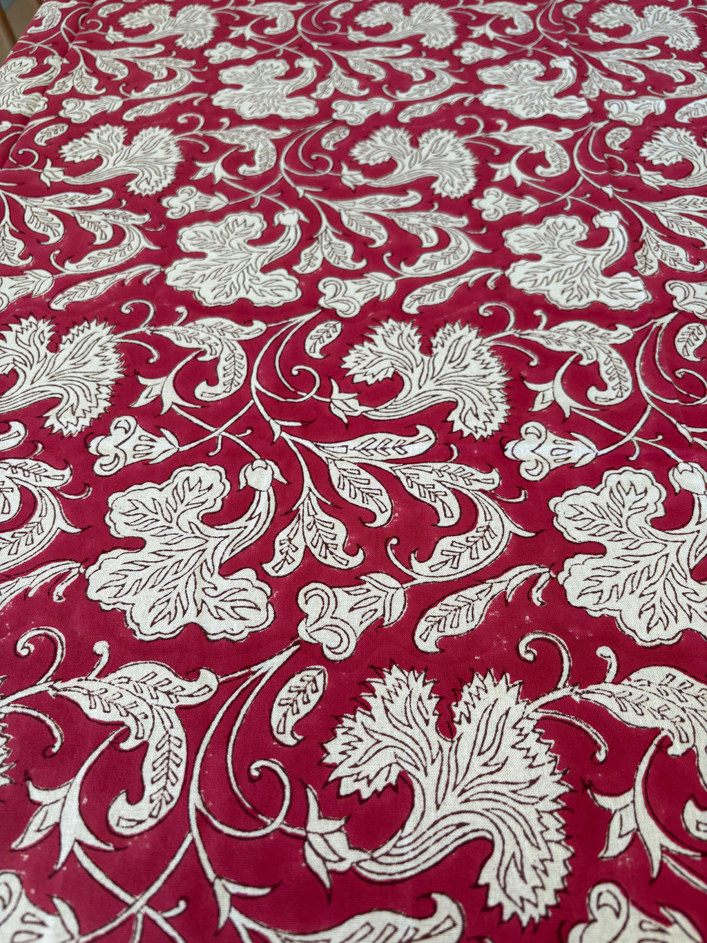 Block Print Tablecloth - Harvest Fig & Cacao