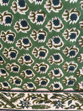 Block Print Tablecloth - Winter Sage & Indigo