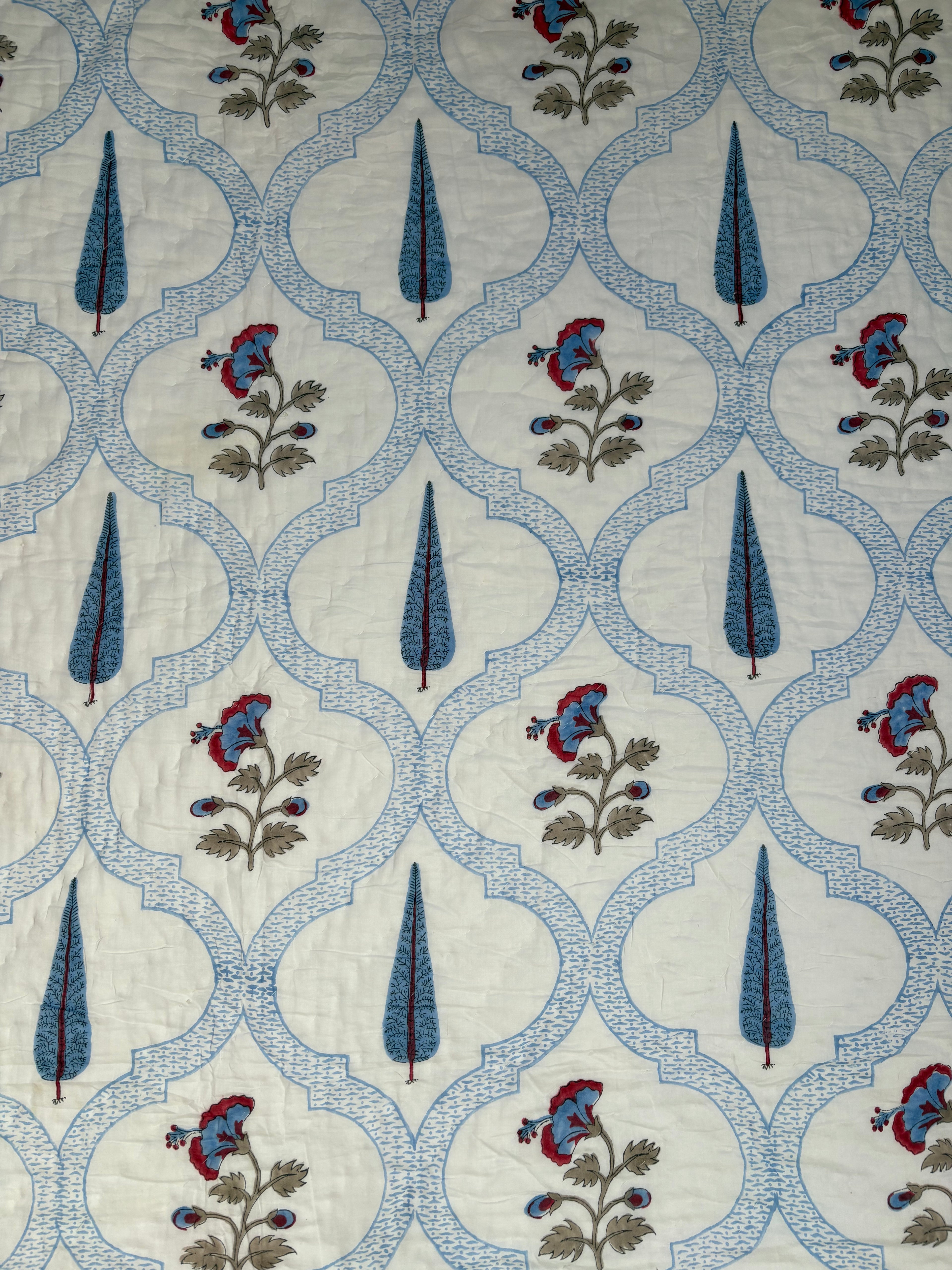 Jaipuri Quilt - Queen Size