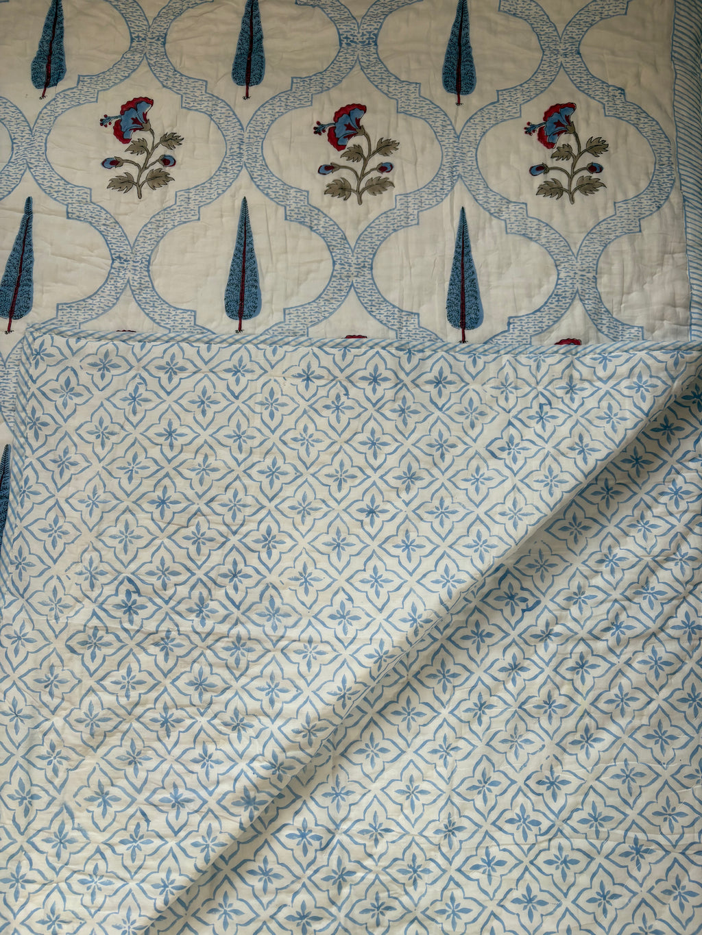 Jaipuri Quilt - Queen Size