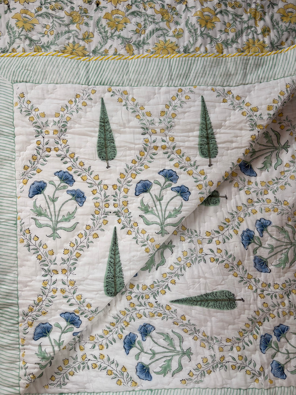 Jaipuri Quilt - Queen Size