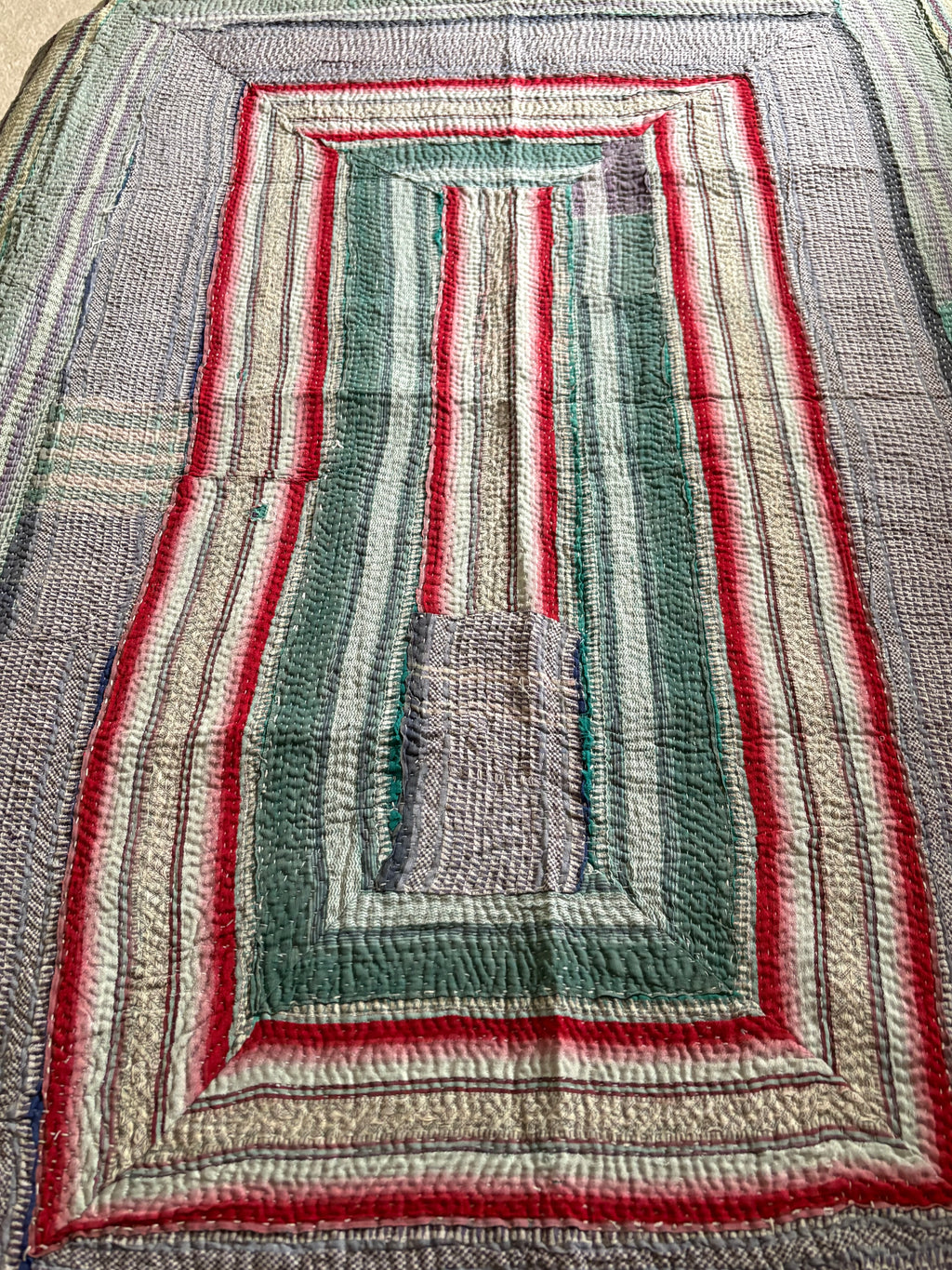 Vintage Kantha Throw