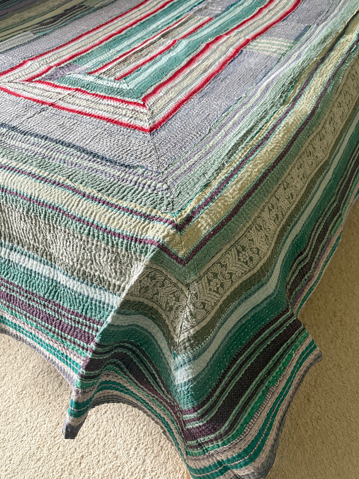 Vintage Kantha Throw