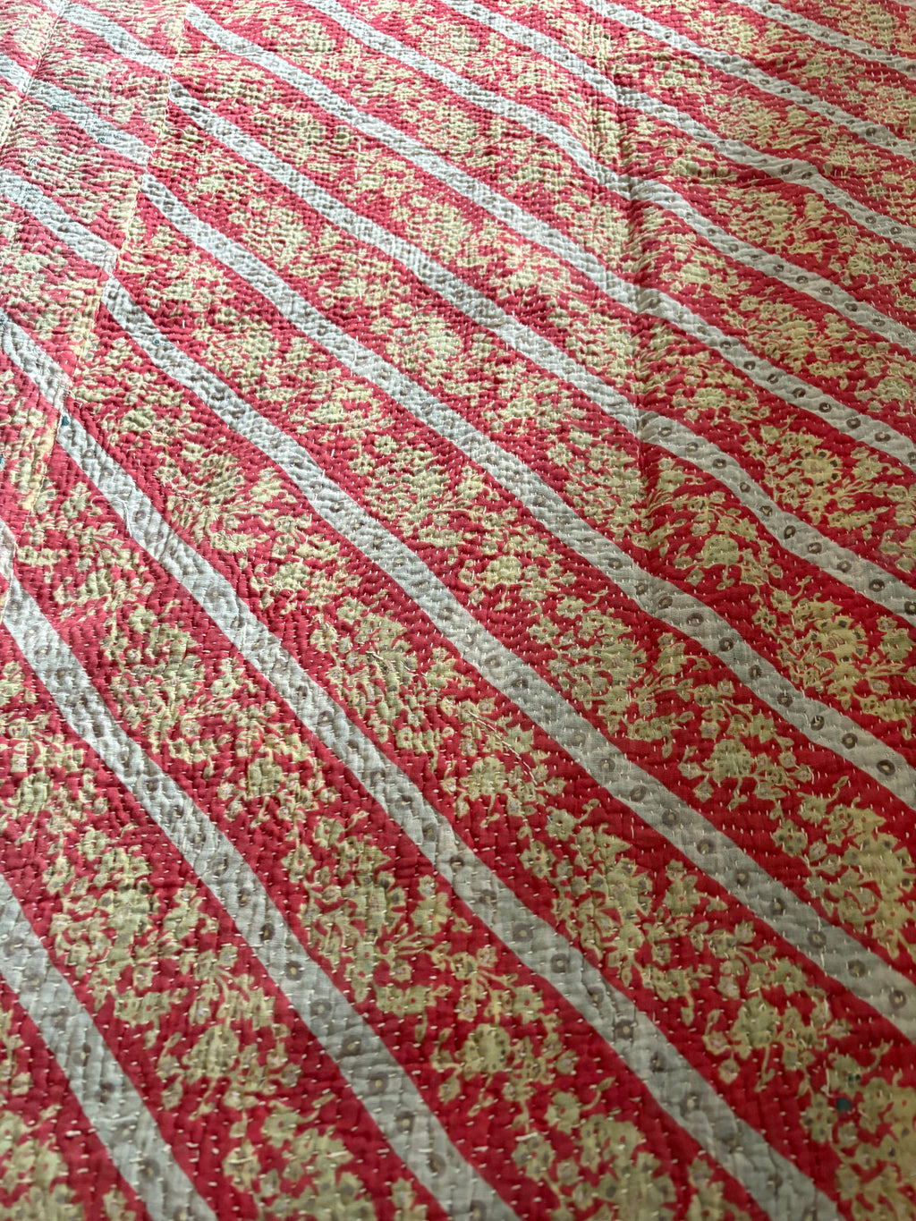 Vintage Kantha Throw