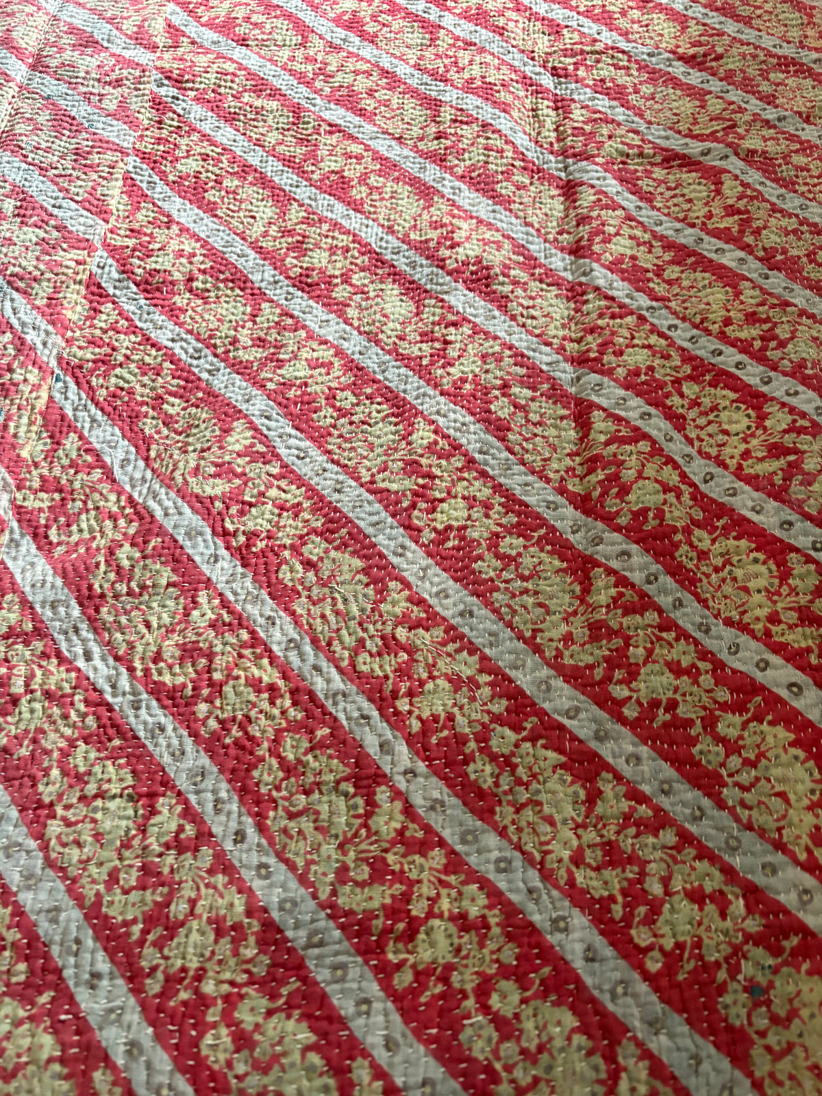 Vintage Kantha Throw