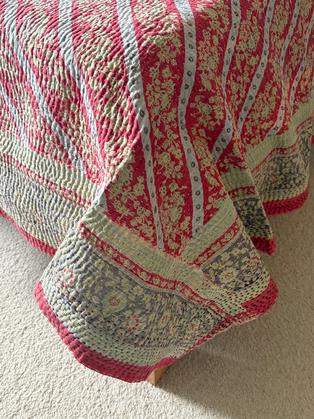 Vintage Kantha Throw