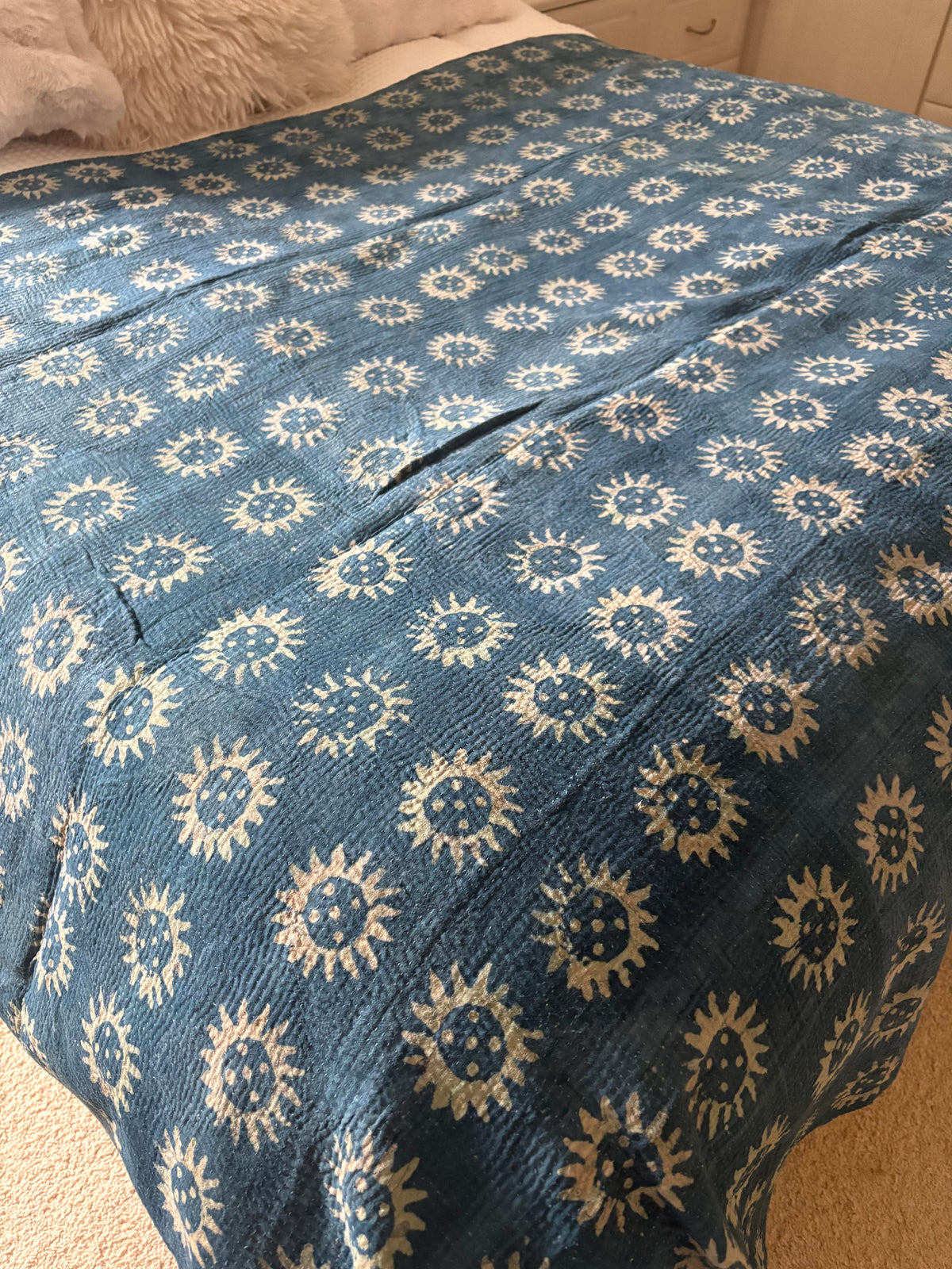 Vintage Kantha Throw