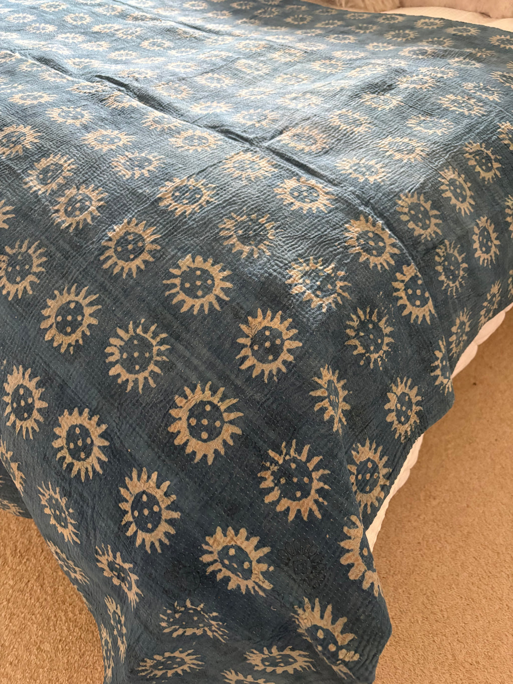 Vintage Kantha Throw