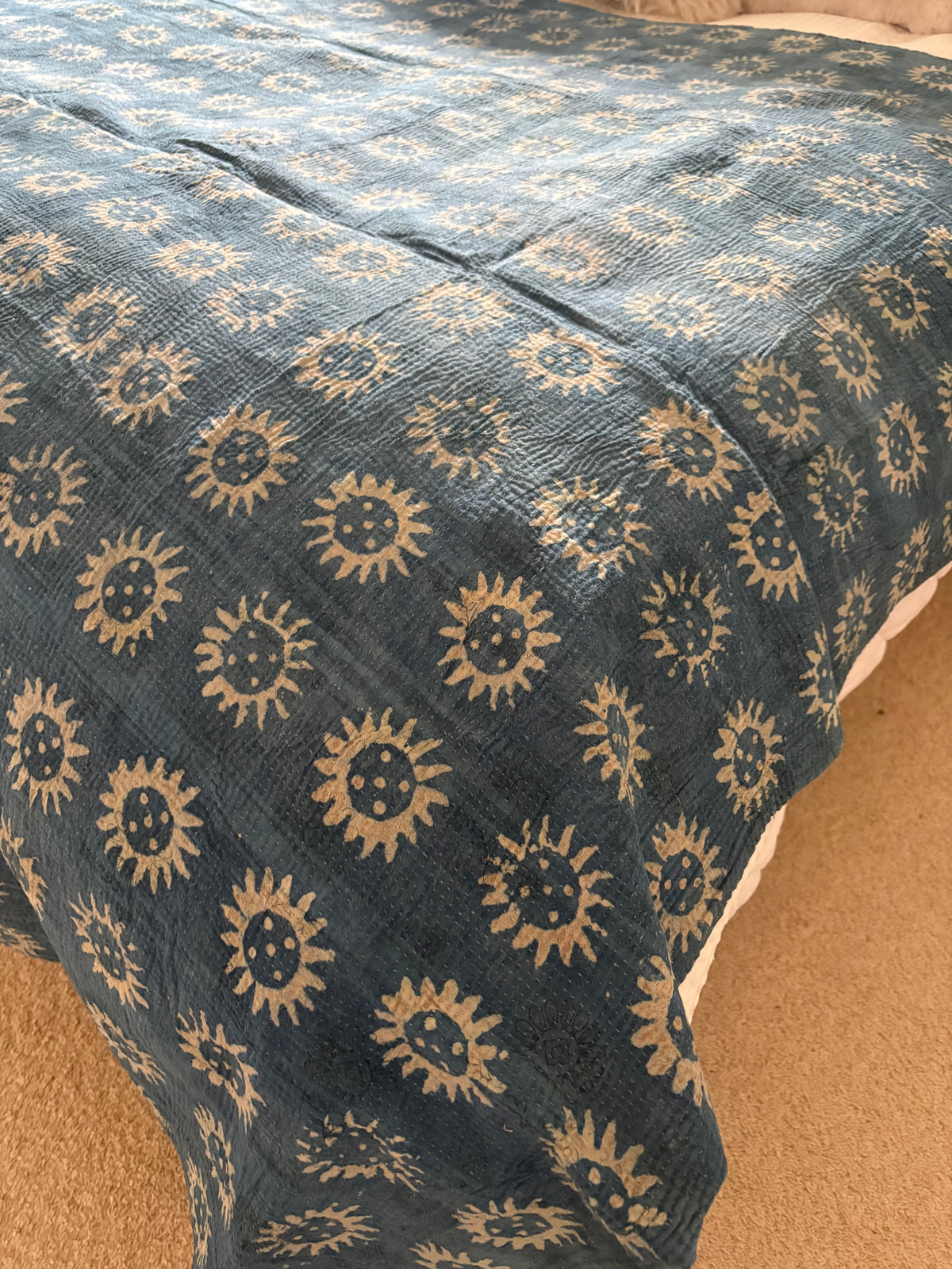 Vintage Kantha Throw