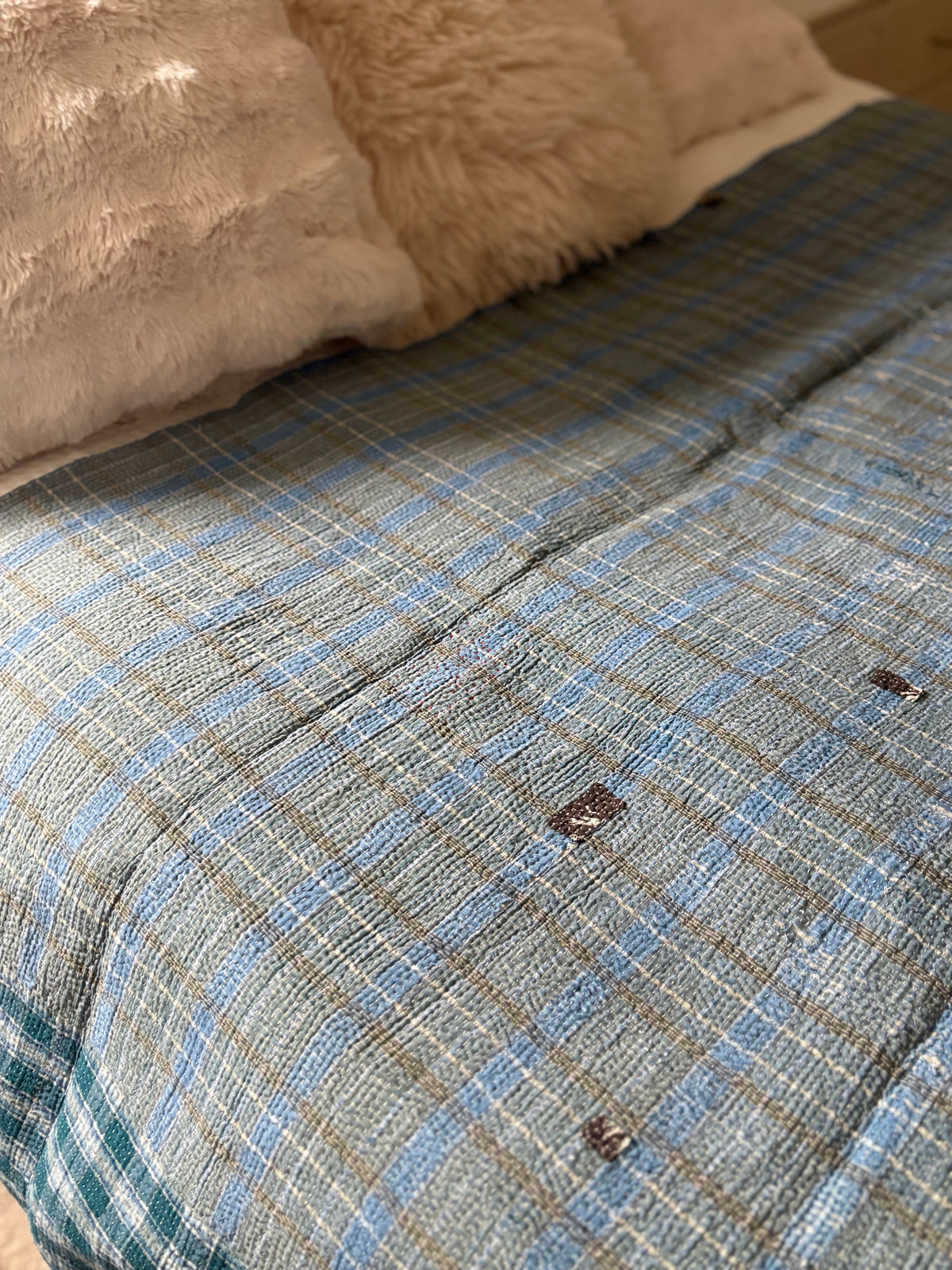 Vintage Kantha Throw