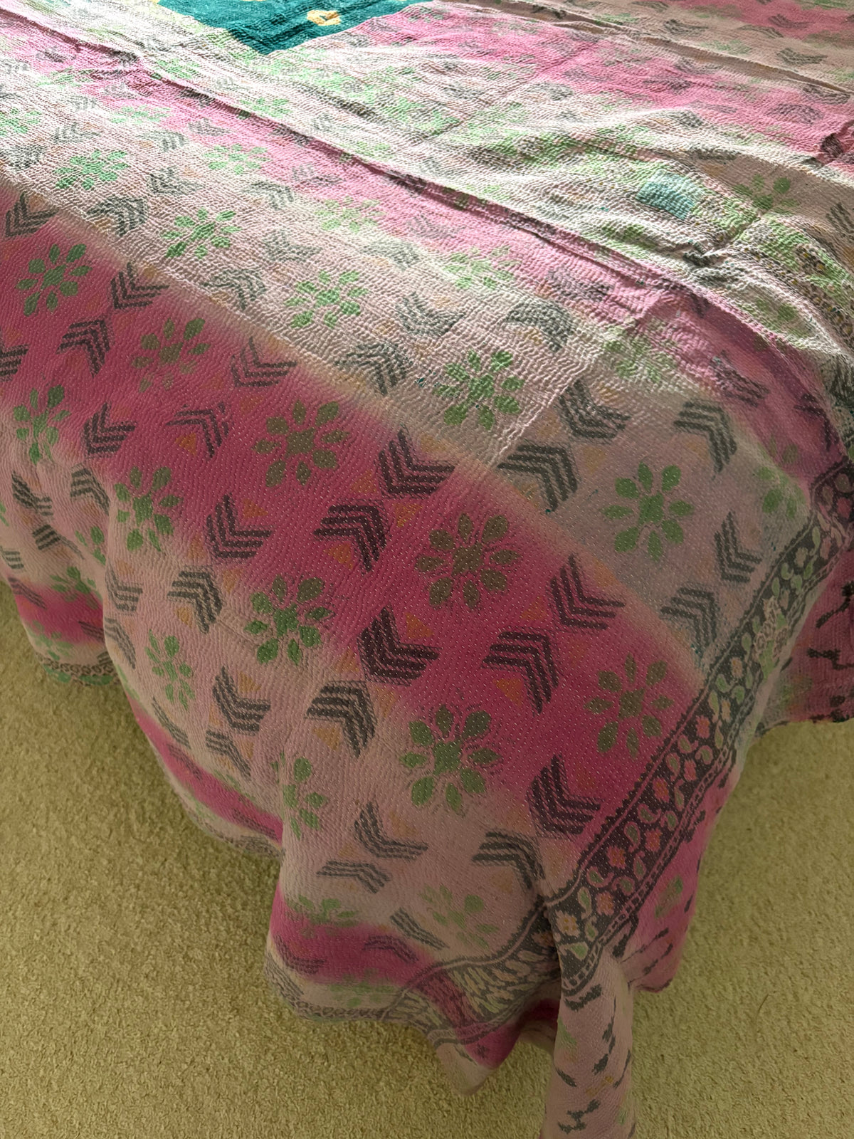 Vintage Kantha Throw