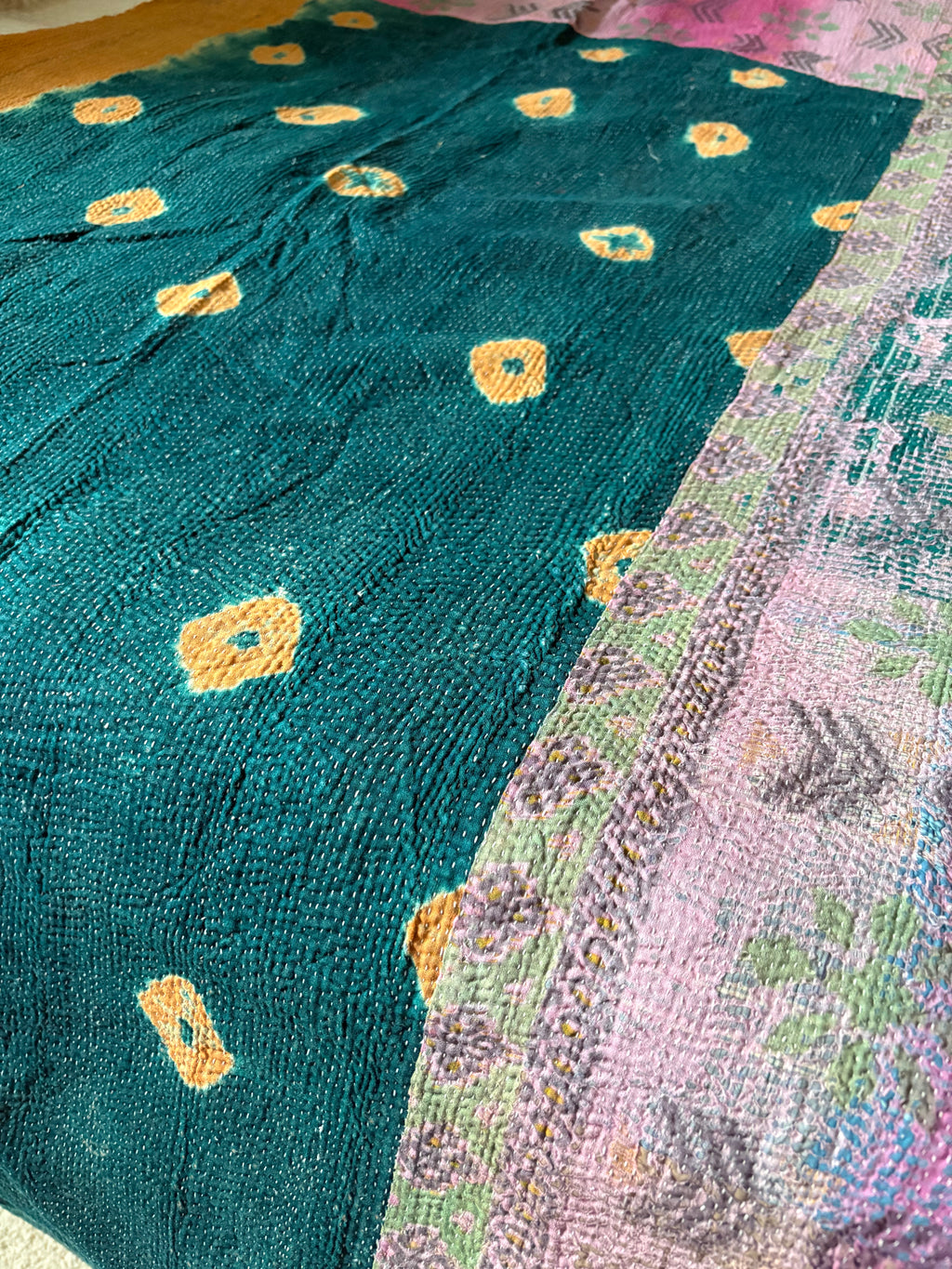 Vintage Kantha Throw