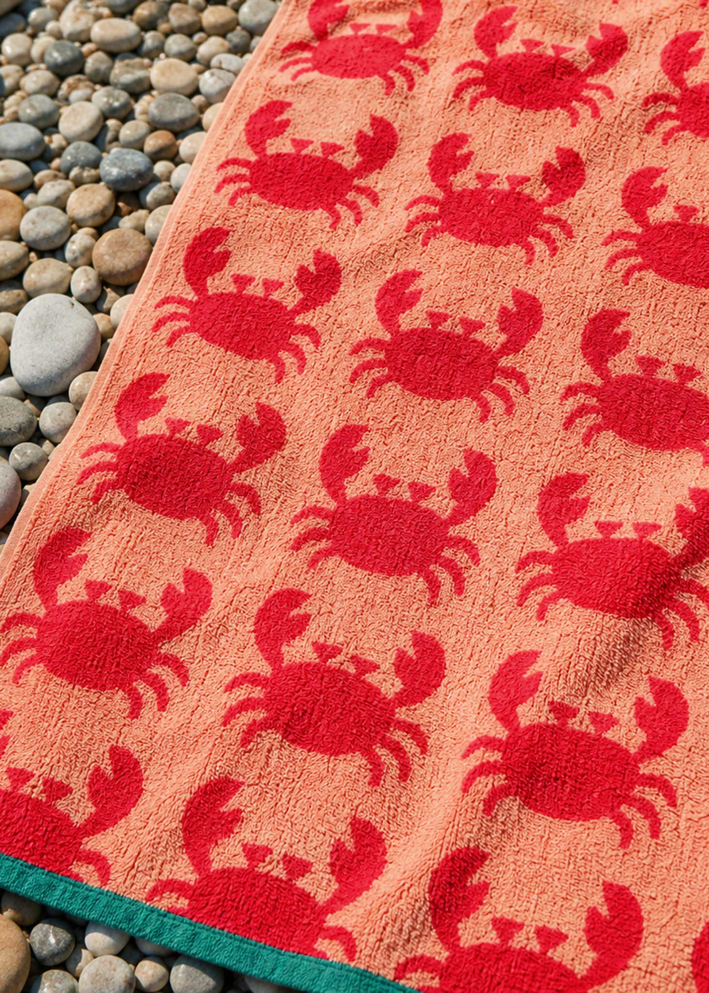 Crabs Organic Cotton Towels: Bath/beach towel