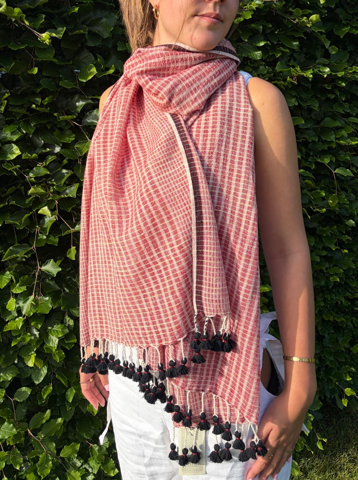 Tussar Silk Seema Stole