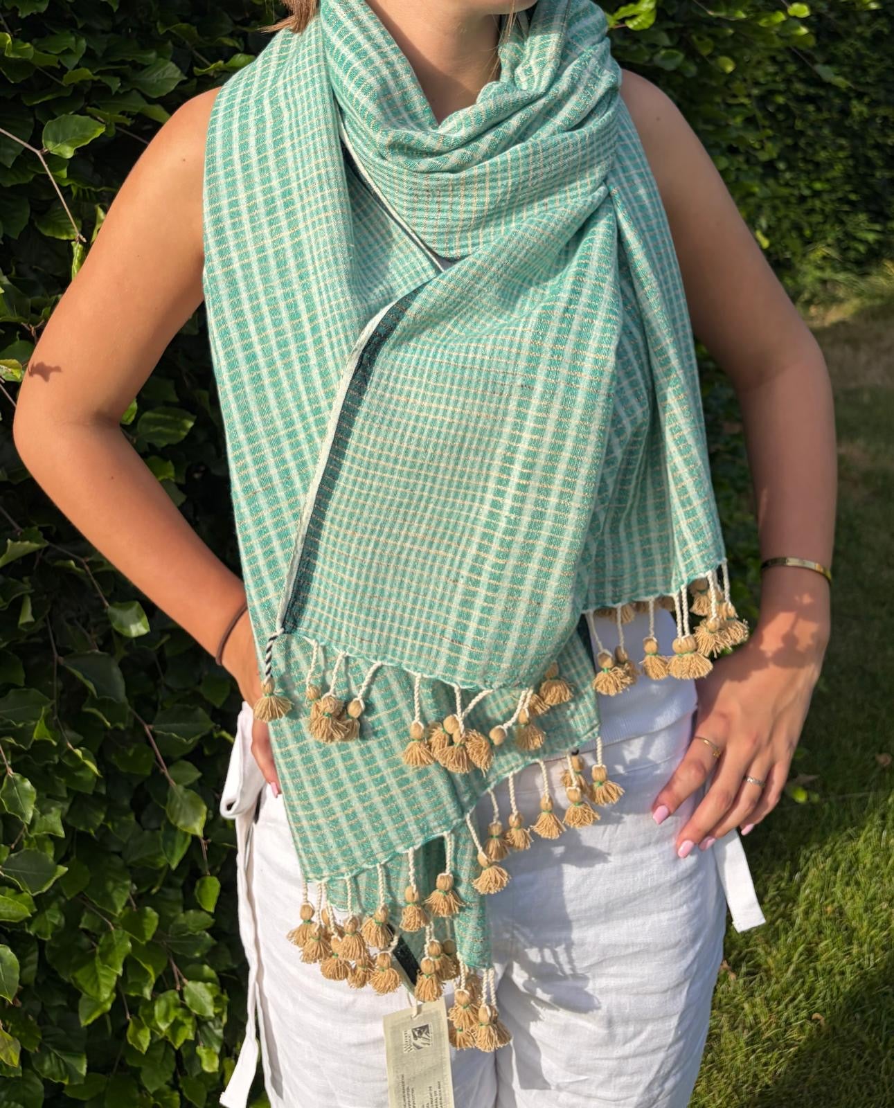 Tussar Silk Seema Stole
