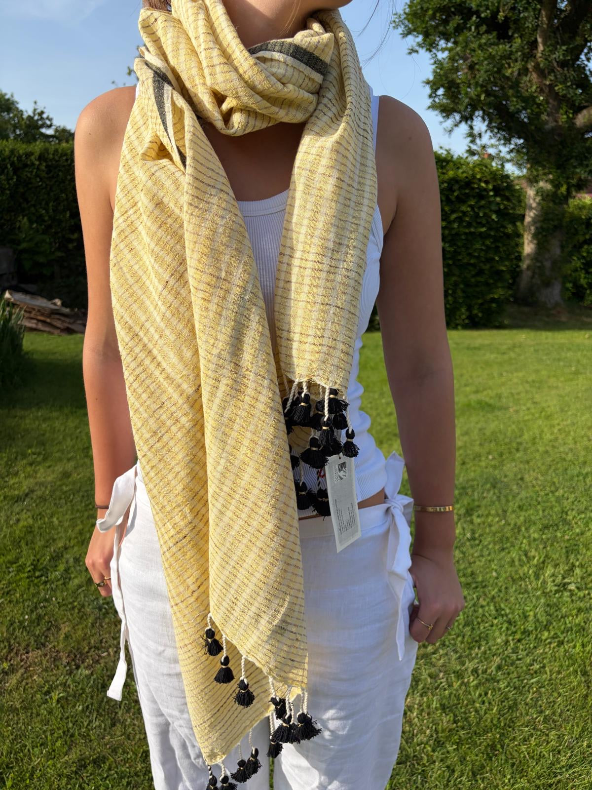 Tussar Silk Seema Stole