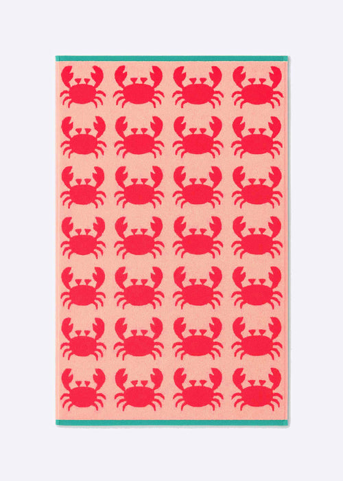 Crabs Organic Cotton Towels: Bath/beach towel